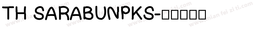 TH SARABUNPKS字体转换
